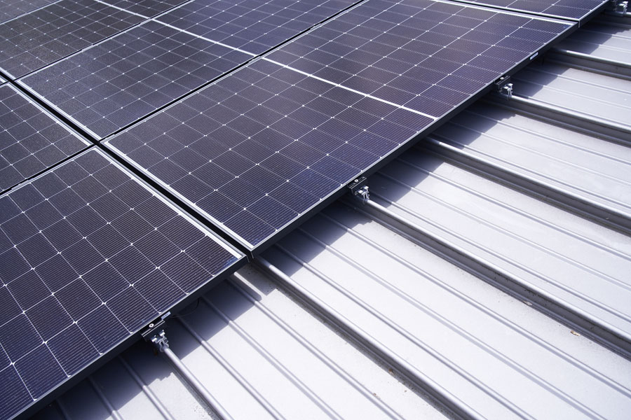 Kalzip clamps for PV mounting